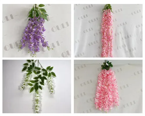 Umetne veje Wisteria proti trti - kakšna je razlika in kako jih uporabljati?