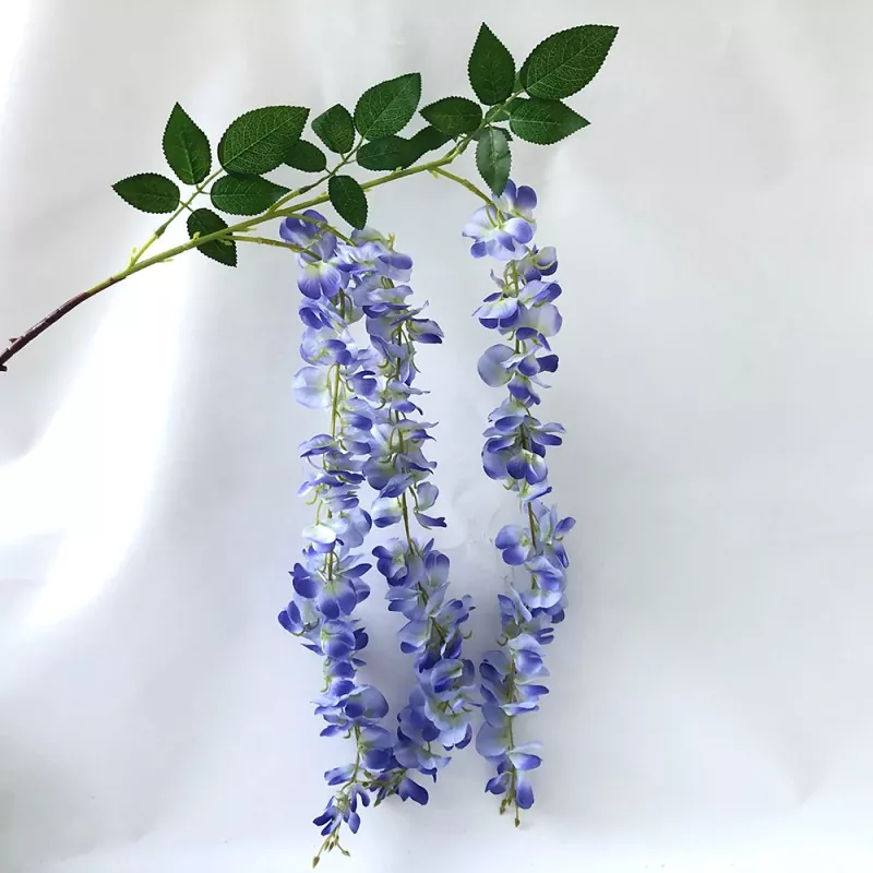 Silk cvetovi umetne Wisteria trta