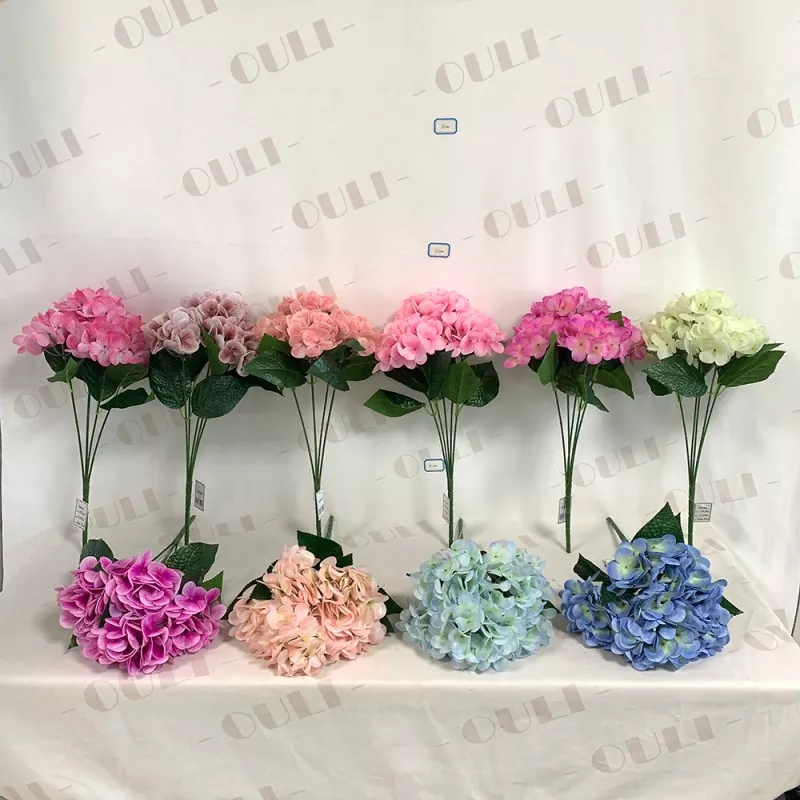 Pravi dotik Hydrangea Artfificial Flowers